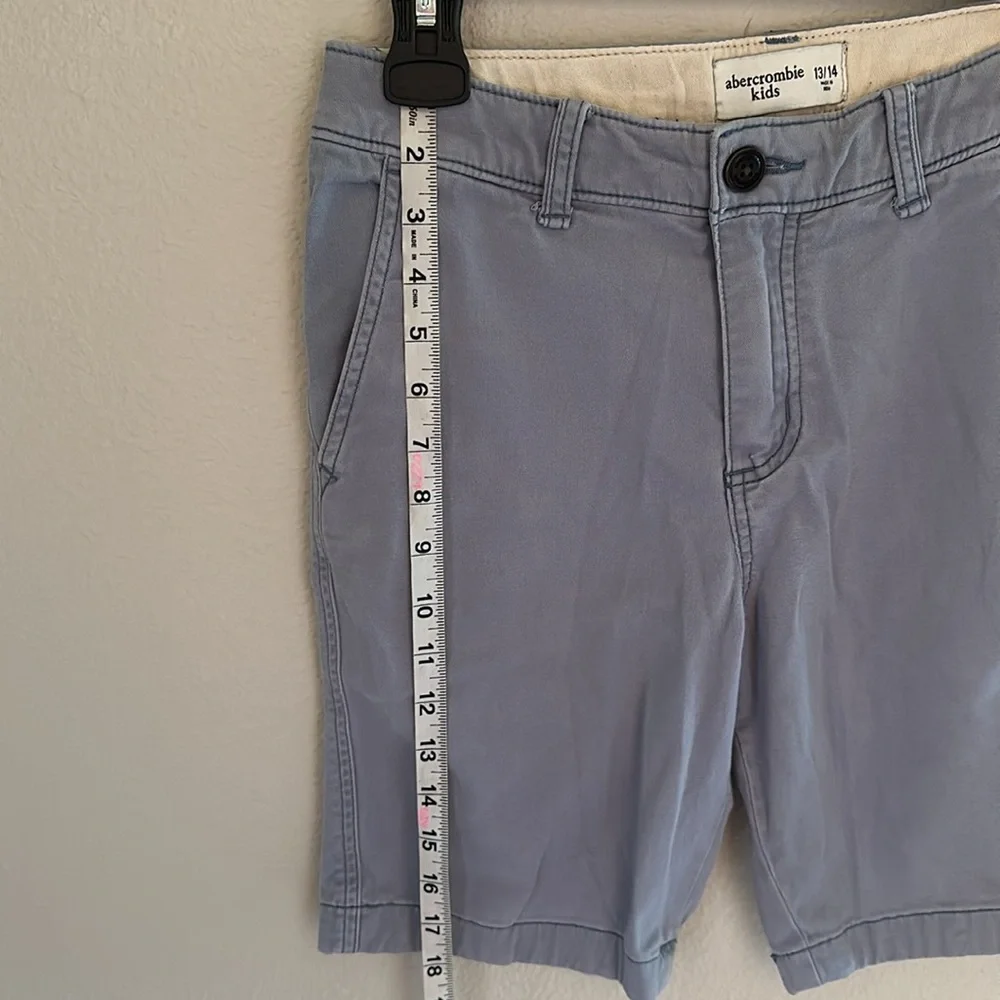 Abercrombie grey washed cotton shorts boy’s 13/14